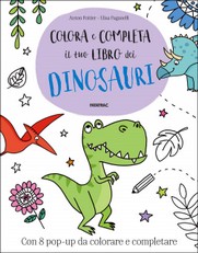 Colora e completa il tuo libro dei dinosauri in offerta 5,00 E